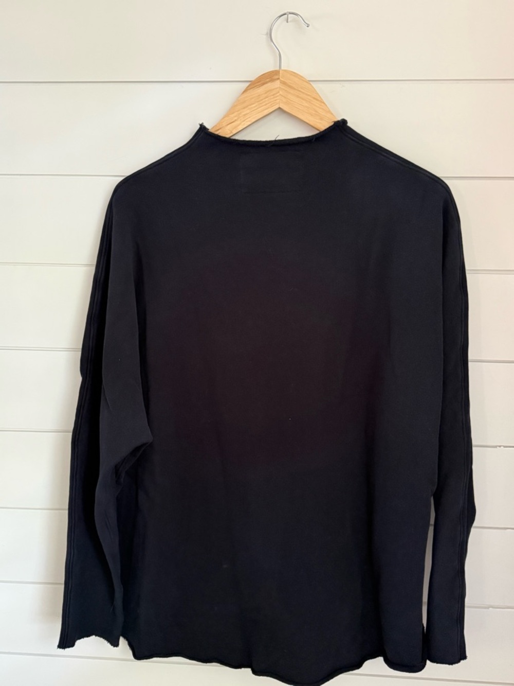 Frank & Eileen French Terry Navy Mockneck Crewneck - Picture 7 of 10